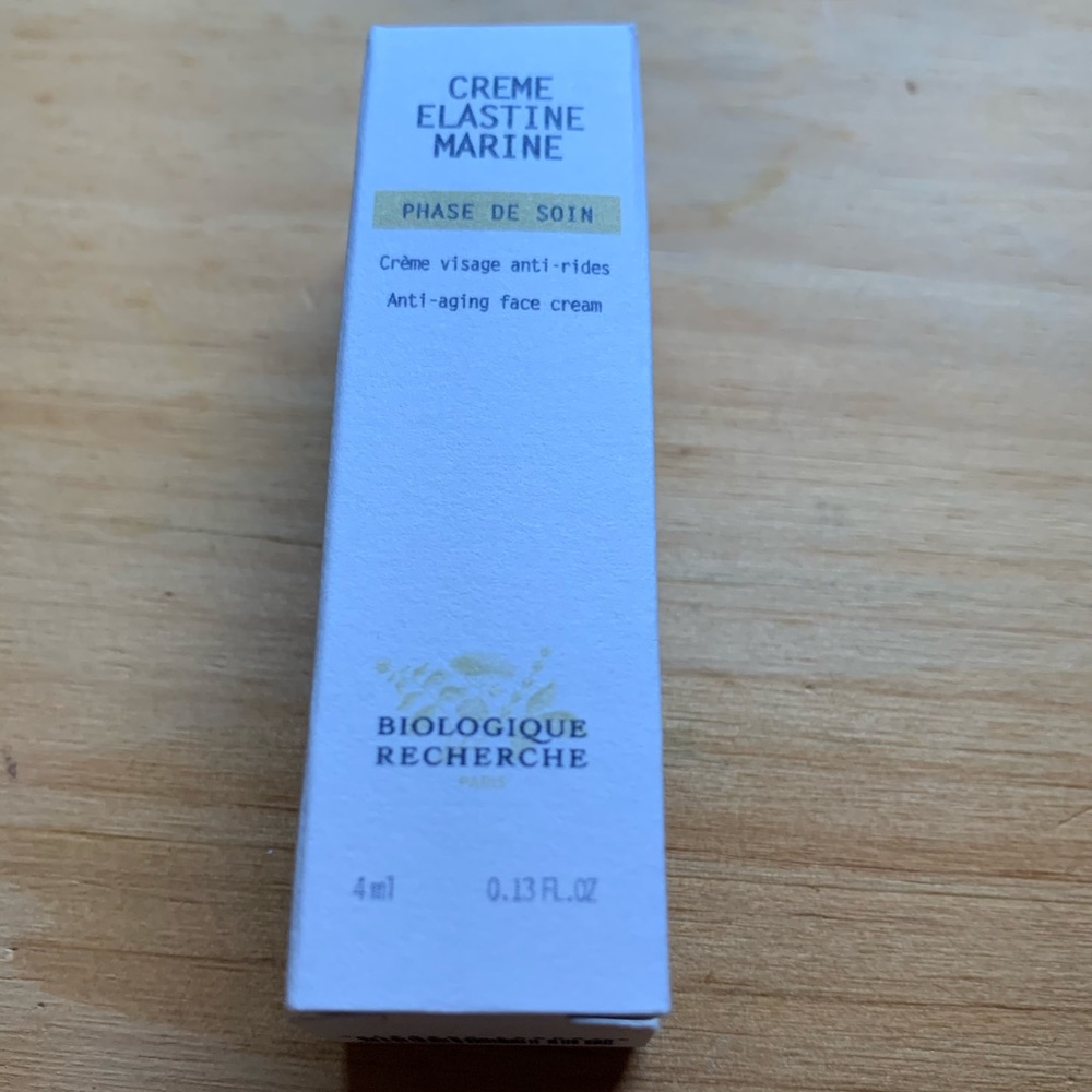 Crème elastine marine biologique recherche sample